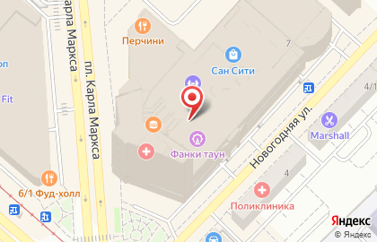 Сотовая компания TELE2 Новосибирск на площади Карла Маркса, 7 на карте