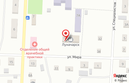 Производственно-торговая компания Луначарск на карте