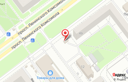 Парикмахерская Золотой Локон на проспекте Ленинского Комсомола на карте