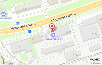 Инсерк-нн на Московском шоссе на карте