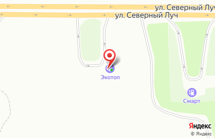 Автомобильная заправочная станция ЭКОтоп на улице Северный Луч на карте
