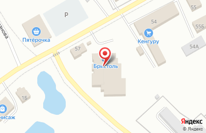 Магазин у дома Бристоль в Родниках на карте