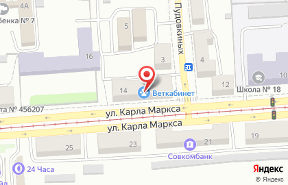 Магазин компьютерной техники Omega Electronics на улице Карла Маркса, 14 на карте