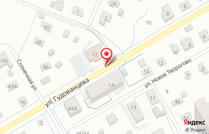 Магазин Продукты на улице Гудованцева на карте