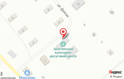Шахтинская средняя школа с дошкольным отделением на улице Долгих на карте