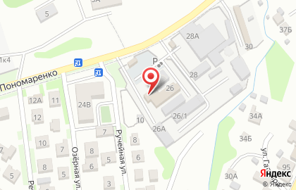 Автосервис Ремзона на улице Пономаренко на карте