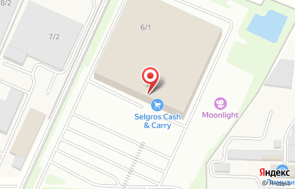 Торговый центр Selgros Cash & Carry на Восточной улице на карте