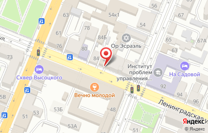 Мастерская десертов Пралине на улице Ленинградской на карте