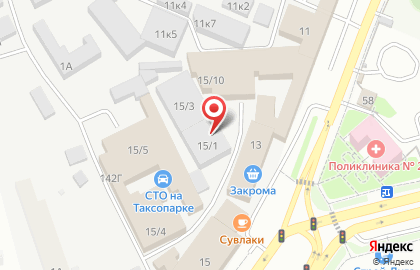Автосервис Механик на Заводской улице на карте