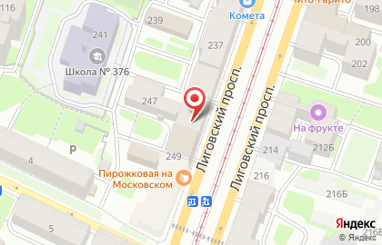 Интернет-магазин Bestlube.ru на Лиговском проспекте на карте