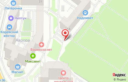 Киоск по продаже фруктов и овощей в Воронеже на карте