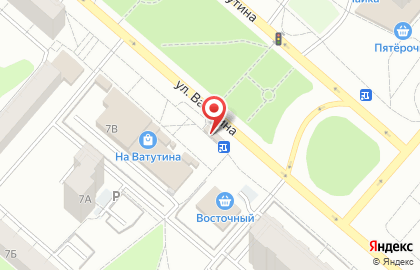 Киоск по продаже фруктов и овощей в Омске на карте