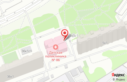 Детский травмпункт Детская городская поликлиника №86 на метро Алтуфьево на карте