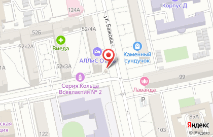 Киоск по продаже фруктов и овощей на площади 1905 года на карте