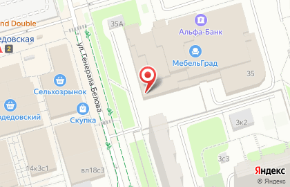 Банкомат Кредит Европа банк в Москве на карте