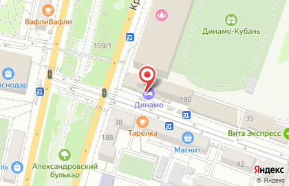 Гостиничный комплекс Динамо в Центральном районе на карте