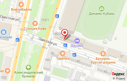 Гостиничный комплекс Динамо в Центральном районе на карте