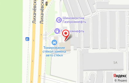 Типография Долпринт на Лихачёвском шоссе на карте