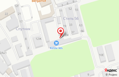 База пиломатериалов Киров-Лес на карте