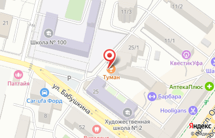 Tuman на улице Бабушкина на карте