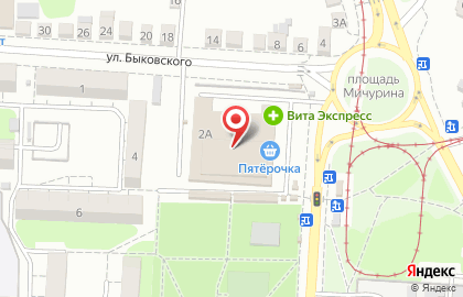 Шиномонтажная мастерская на площади Мичурина на карте