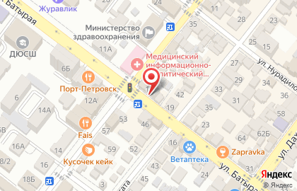 Гастроном в Махачкале на карте