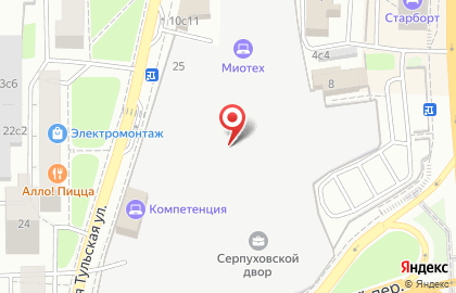 Бизнес-центр Серпуховской Двор в Даниловском районе на карте
