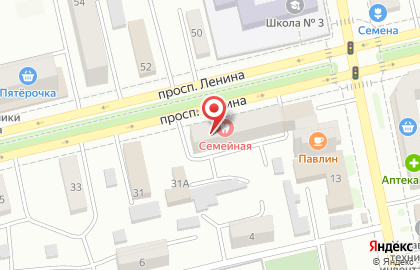 Салон красоты Краски на проспекте Ленина на карте