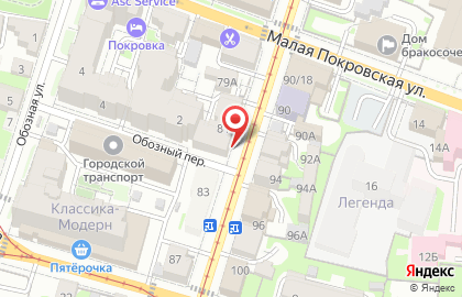 Пекарня Хлебный рай в Нижегородском районе на карте