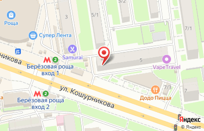 Служба доставки суши и вок-еды в коробочках Chef Lunch в Дзержинском районе на карте