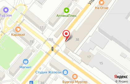 На огне на карте