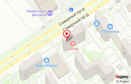Квартирное бюро Хоум отель в Северном проезде на карте