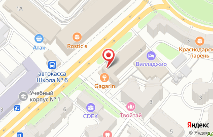 Центр оздоровления населения Александра Митричева на улице Гагарина на карте