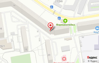 Ремонтная мастерская в Октябрьском районе на карте