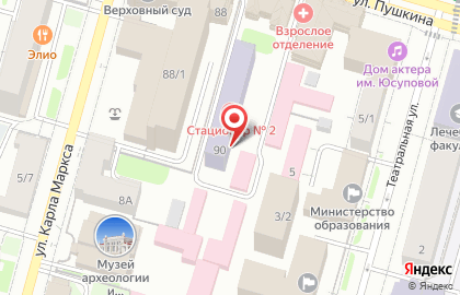 Уфимский НИИ глазных болезней в Кировском районе на карте