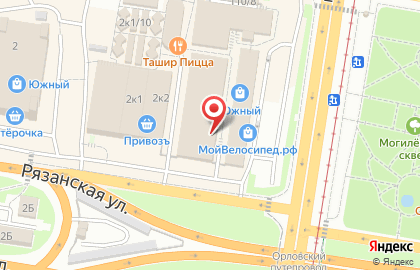 Магазин морепродуктов в Туле на карте