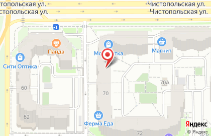 Корзинка в Ново-Савиновском районе на карте