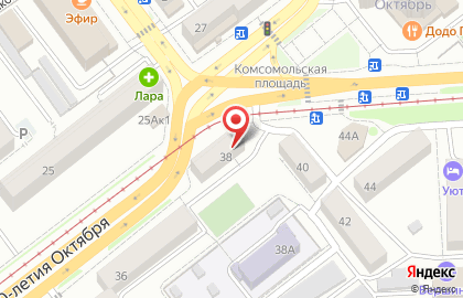 Агентство недвижимости Шанс на проспекте 50-летия Октября на карте