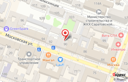 Качество жизни на Московской улице на карте
