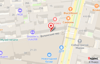 Студия цветов и подарков Secret на Большой Конюшенной улице на карте