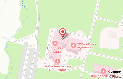 Краснокамская городская больница на карте