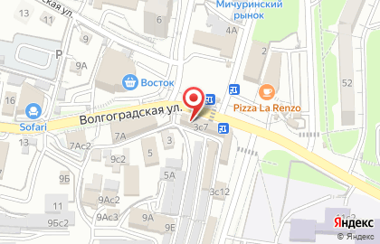 Магазин цветов Ирис в Первореченском районе на карте