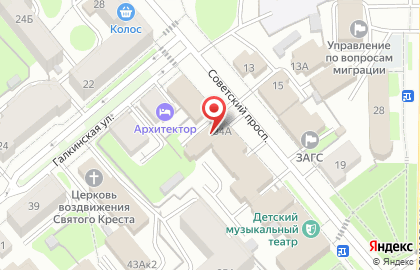 Сыроварня Липин Бор на Советском проспекте на карте