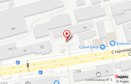 Магазин пиломатериалов на Старомарьевском шоссе на карте