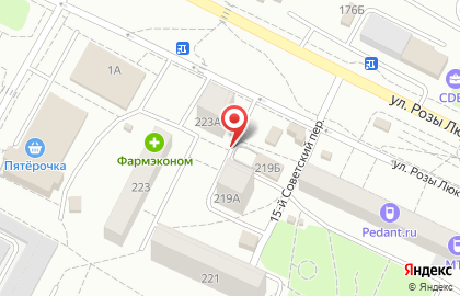 ТсПК в Ленинском районе на карте