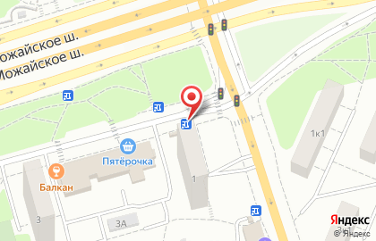 Киоск печатной продукции АМО-Пресс на Беловежской улице на карте