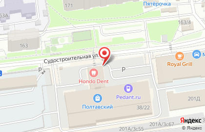 Евросеть на Полтавской улице на карте