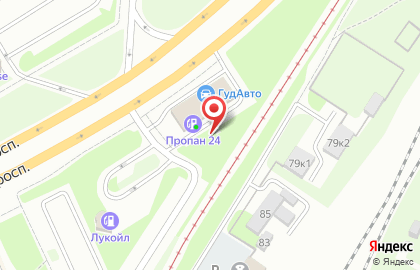 Газовая заправка Пропан24 в Красногвардейском районе на карте