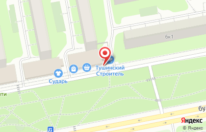 Супермаркет ДИКСИ на бульваре Яна Райниса, 8 на карте