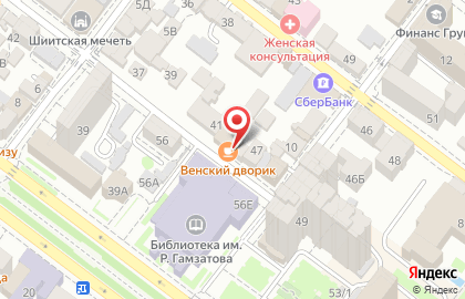 Лаунж-кафе Венский дворик на карте